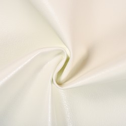 Ткань Дерматин (Кожзам) для мебели, цвет Белый (на отрез)  в Сочи