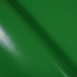 Ткань ПВХ 450 гр/м2, Зелёный (Ширина 160см), на отрез  в Сочи