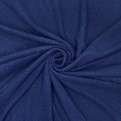 Флис Односторонний 130 гр/м2, цвет Темно-синий (на отрез)  в Сочи