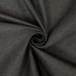 Ткань Рогожка (мебельная), цвет Тёмно-Серый (на отрез)  в Сочи