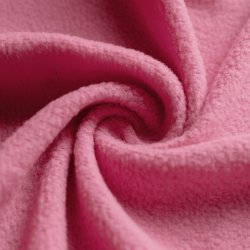 Флис Односторонний 130 гр/м2, цвет Розовый (на отрез)  в Сочи