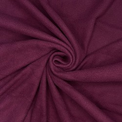 Флис Односторонний 130 гр/м2, цвет Бордовый (на отрез)  в Сочи