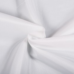 Ткань подкладочная Таффета 190Т, цвет Белый (на отрез)  в Сочи