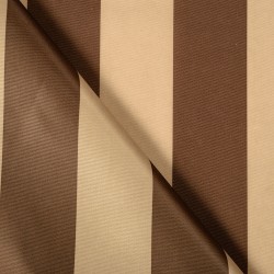 Ткань Оксфорд 300D PU, Бежево-Коричневая полоска (на отрез)  в Сочи