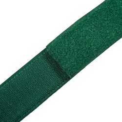 Контактная лента 40мм (38мм) цвет Зелёный (велькро-липучка, на отрез)  в Сочи