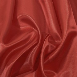Ткань Атлас-сатин, цвет Красный (на отрез)  в Сочи