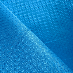 Ткань Оксфорд 300D PU Рип-Стоп СОТЫ, цвет Голубой (на отрез)  в Сочи