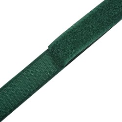 Контактная лента 25мм  Зелёный (велькро-липучка, на отрез)  в Сочи