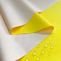 Водонепроницаемая Дышащая Мембранная ткань PU 10'000, цвет Жёлтый (на отрез)  в Сочи