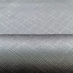 Ткань Блэкаут для штор светозатемняющая 100% &quot;Орнамент Серый&quot; (на отрез)  в Сочи