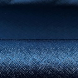 Ткань Блэкаут для штор светозатемняющая 100% &quot;Орнамент Синий&quot; (на отрез)  в Сочи